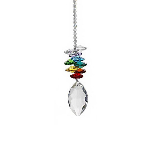 Crystal Pendant DIY Pendant Home Decoration Wedding Decoration Bead Curtain Car Decoration(Horse Eye Pendant)