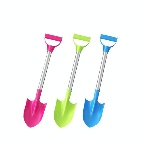 3 PCS Stainless Steel Shovel Children Winter Outdoor Playing With Snow Grippers Snowball Fight Tools, Random Color Delivery