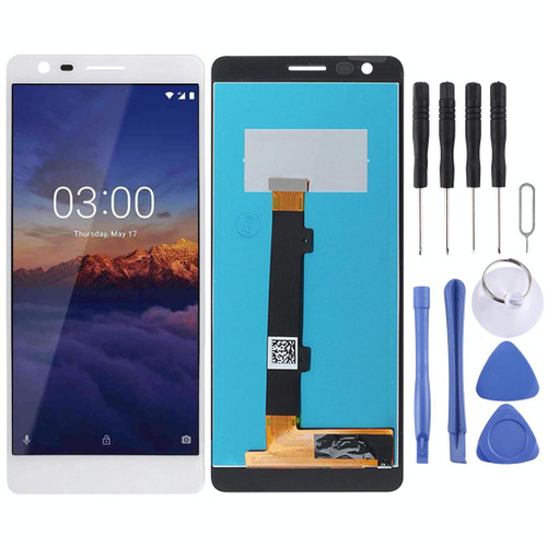 TFT LCD Screen for Nokia 3.1 with Digitizer Full Assembly  (White)