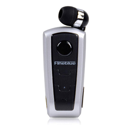 Fineblue F910 CSR4.1 Retractable Cable Caller Vibration Reminder Anti-theft Bluetooth Headset(Silver) Fineblue F910 CSR4.1 Retractable Cable Caller Vibration Reminder Anti-theft Bluetooth Headset(Silver)