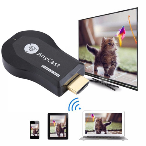 AnyCast M4 Plus Wireless WiFi Display Dongle Receiver Airplay Miracast DLNA 1080P HDMI TV Stick for iPhone, Samsung, and other Android Smartphones