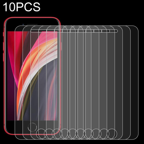 10 PCS for iPhone SE & 5 & 5S & 5C 0.26mm 9H Surface Hardness 2.5D Explosion-proof Tempered Glass Screen Film