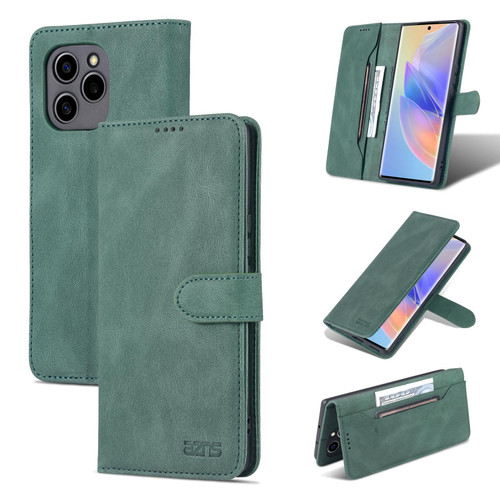 For Honor 60 SE AZNS Dream II Skin Feel Horizontal Flip Leather Case(Green)