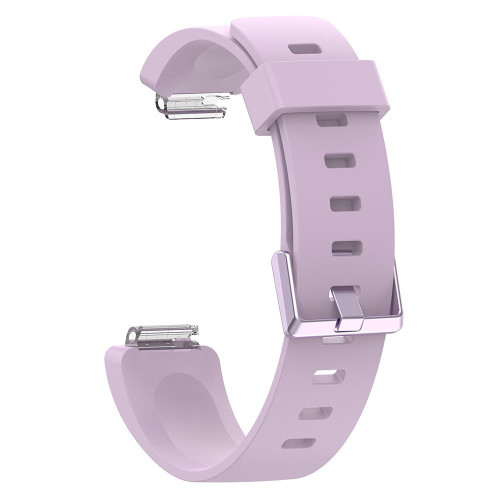For Fitbit Inspire / Inspire HR Glossy Surface Silicone  Watch Band, Size:L(Light Purple) For Fitbit Inspire / Inspire HR Glossy Surface Silicone  Watch Band, Size:L(Light Purple)
