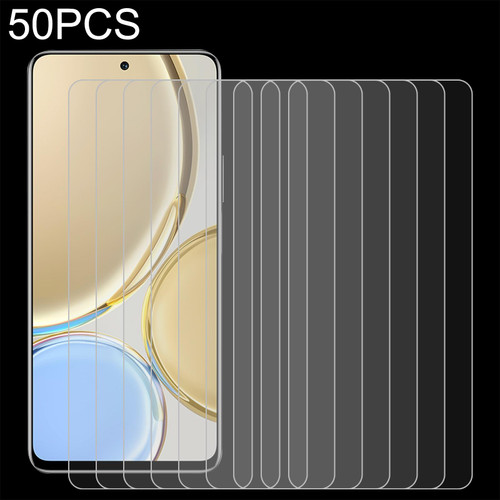 50 PCS 0.26mm 9H 2.5D Tempered Glass Film For Honor X30 5G