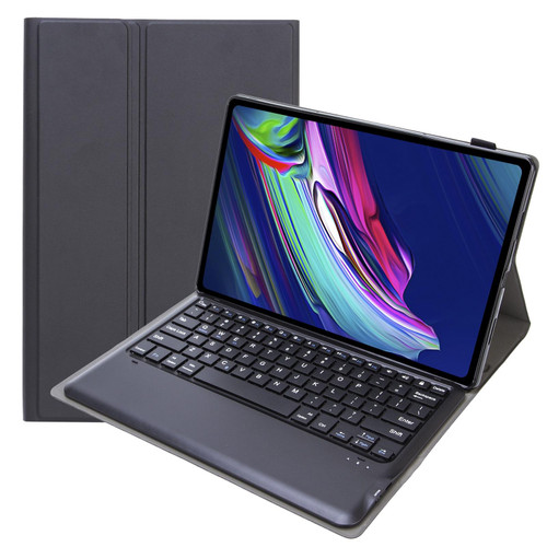 AM17 TPU Detachable Bluetooth Keyboard Leather Case with Bracket For Lenovo Xiaoxin Pad Pro 12.6 inch TB-Q706F(Black)