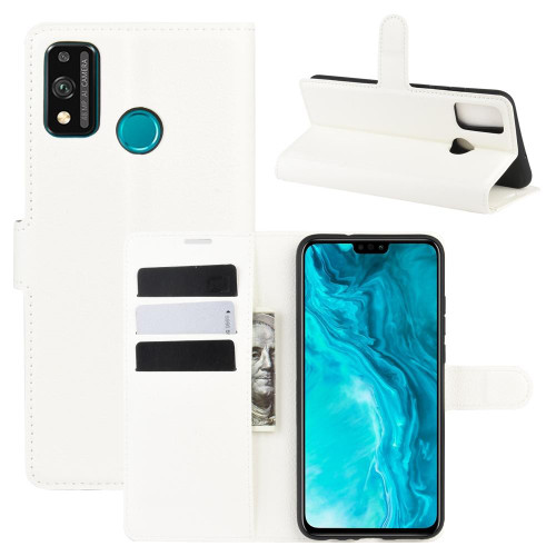 For Huawei Honor 9X lite Litchi Texture Horizontal Flip Protective Case with Holder & Card Slots & Wallet(White) For Huawei Honor 9X lite Litchi Texture Horizontal Flip Protective Case with Holder & Card Slots & Wallet(White)