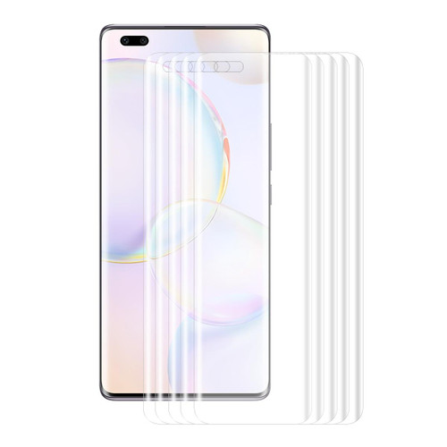 For Honor 50 Pro 5 PCS ENKAY Hat-Prince 3D Curved Full Coverage PET Hot Bending HD Screen Protector Soft Film Support Fingerprint Unlock