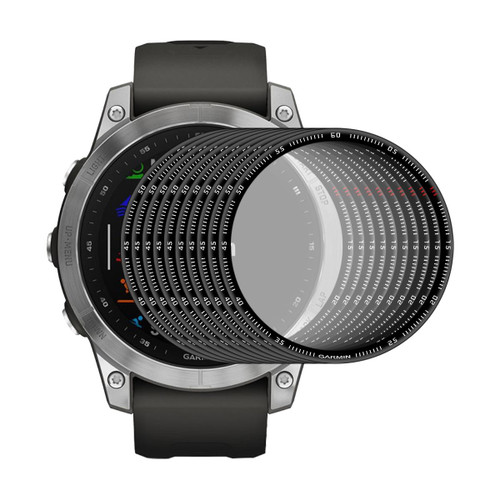 10 PCS ENKAY 3D Full Coverage Soft PC Edge + PMMA HD Screen Protector Film For Garmin Fenix 7S