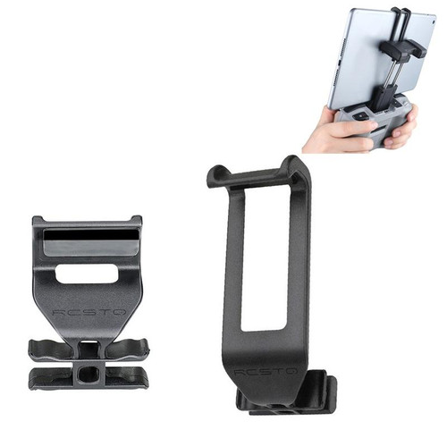 RCSTQ Remote Control Quick Release Tablet Phone Clamp Holder for DJI Mavic Air 2 Drone, Colour: Phone+Tablet Clamp