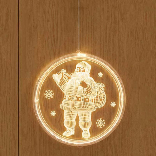 Christmas Decoration Light LED Holiday 3D Hanging Lamp, Power:USB(Santa Claus) Christmas Decoration Light LED Holiday 3D Hanging Lamp, Power:USB(Santa Claus)