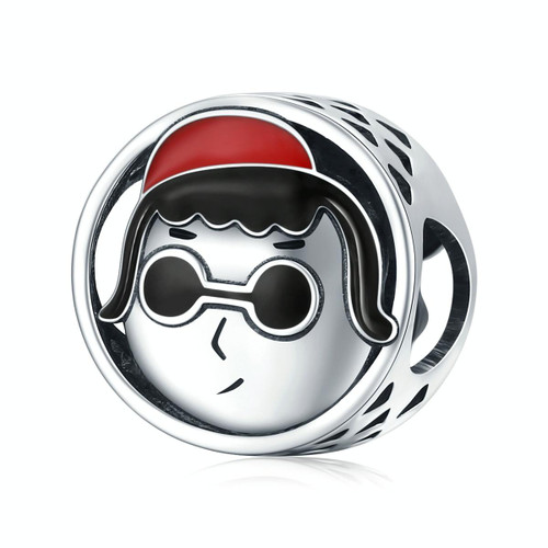 S925 Sterling Silver Cartoon Avatar Beads DIY Bracelet Necklace Accessories S925 Sterling Silver Cartoon Avatar Beads DIY Bracelet Necklace Accessories