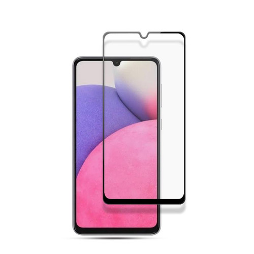 mocolo 0.33mm 9H 2.5D Full Glue Silk Print Tempered Glass Film For Samsung Galaxy A33 5G(Black)