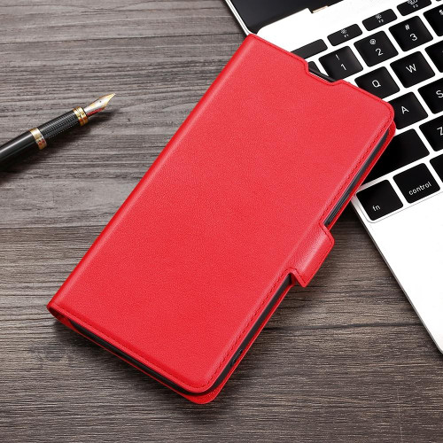 For Nokia 2.4 Ultra-thin Voltage Side Buckle PU + TPU Leather Phone Case(Red)