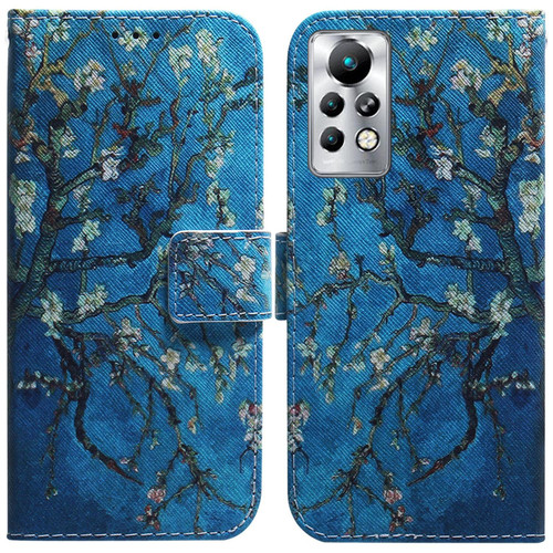 For Infinix Note 11 Pro / Note 11s Coloured Drawing Leather Phone Case(Apricot)