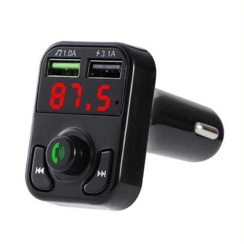 X3 Wireless 5.0 Handsfree Car Kit FM Wireless Audio Receiver Transmitter MP3 Player Dual USB Digital Fast Charger