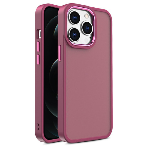 For iPhone 12 Pro Max Shield Skin Feel PC + TPU Phone Case(Red)