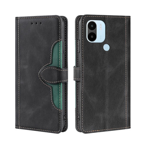 For Xiaomi Redmi A1+ 4G Skin Feel Magnetic Buckle Leather Phone Case(Black)