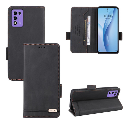 For ZTE Libero 5G III Magnetic Clasp Leather Phone Case(Black)