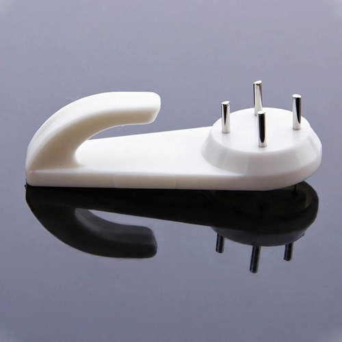 100 PCS Press-Free Hanging Nail Hook Strong Wall Invisible Staple Photo Frame Photo Wall Without Trace Nails, Specification: Large