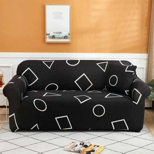 Double Seat Living Room Four Seasons Elastic Full Coverage Non-slip Sofa Cover, Size: 145 x 185cm(Jimmy)