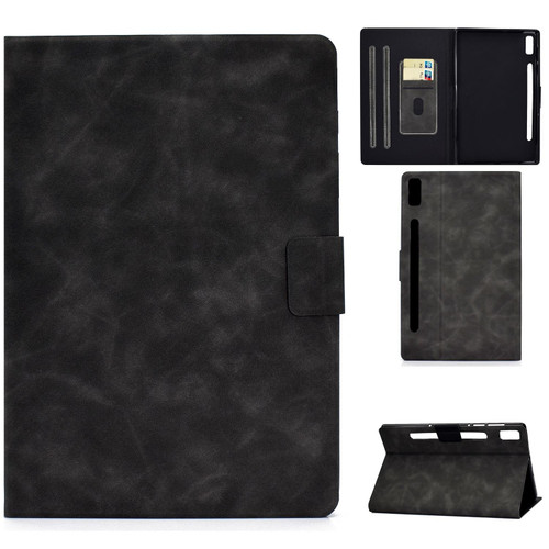 For Lenovo Tab P11 Pro Gen 2 Cowhide Texture Horizontal Flip Tablet Leather Case(Grey)