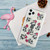 For iPhone 13 Pro Max Flower Pattern Space Phone Case (6)