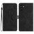 For Samsung Galaxy S23 FE 5G Flower Embossing Pattern Leather Phone Case(Black)