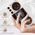 For Samsung Galaxy S23 5G Electroplating Marble Dual-side IMD Phone Case(Retro Radio)
