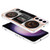 For Samsung Galaxy S23 5G Electroplating Marble Dual-side IMD Phone Case(Retro Radio)
