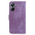 For Realme 10 Pro 5G Little Tiger Embossed Leather Phone Case(Purple)