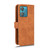 For Motorola Edge 40 Neo Skin Feel Magnetic Flip Leather Phone Case(Brown)