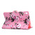 For iPad 10.2 Colored Drawing Pattern Horizontal Flip PU Leather Case with Holder & Card Slot & Sleep / Wake-up Function(Pink Flowers)