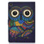 For Samsung Galaxy Tab A 10.1 (2019) T510/T515 Colored Drawing Pattern Horizontal Flip PU Leather Case with Holder & Card Slot(Owl)