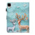 For iPad Pro 11 inch (2020) Colored Drawing Pattern Horizontal Flip PU Leather Tablet Case with Holder & Card Slot & Sleep / Wake-up Function(Sika Deer)