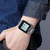 SKMEI 2064 Multifunctional Muslim Worships Compass Luminous Digital Wrist Watch(Gold+Black)
