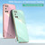For OPPO A52 XINLI Straight 6D Plating Gold Edge TPU Shockproof Case(White)