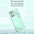 For OPPO A52 XINLI Straight 6D Plating Gold Edge TPU Shockproof Case(White)