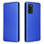 For Blackview A100 Carbon Fiber Texture Horizontal Flip TPU + PC + PU Leather Case with Card Slot(Blue)