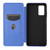 For Blackview A100 Carbon Fiber Texture Horizontal Flip TPU + PC + PU Leather Case with Card Slot(Blue)