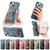 For iPhone 12 Pro Litchi Leather Oil Edge Ring Card Back Phone Case(Tea Green)