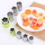 8 in 1 Stainless Steel Fruits Vegetables Cutting Embossed Dies Butterfly Patch Embossed Printing Creative Cut Tools