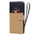 For iPhone XR Cute Pet Series Color Block Buckle Leather Phone Case(Khaki)