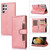 For Samsung Galaxy S21 Ultra 5G Wristband Card Slot Leather Phone Case(Rose Gold) For Samsung Galaxy S21 Ultra 5G Wristband Card Slot Leather Phone Case(Rose Gold)