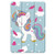 For Samsung Galaxy Tab A9+ Painted 3-folding Holder TPU Smart Leather Tablet Case(Unicorn)