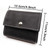 Notebook-Style 28-Compartment Portable Pill Box&Leather Bag(Black)