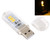 3W 3LEDs 5V 80LM USB LED Book Light Portable Night Light Warm Light