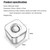 Creative Metal Pencil Holders Single Slot Pen Stand Office Containers Organizer(Silver)