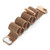 For Huawei Band 7 / 7 NFC Milan Metal Magnetic Watch Band(Rose Gold)