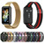 For Huawei Band 7 / 7 NFC Milan Metal Magnetic Watch Band(Rose Gold)
